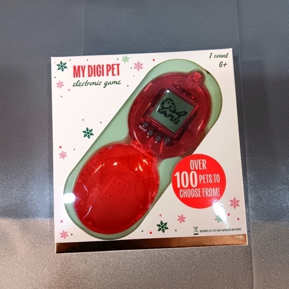 Digi Pet Electronic Digital Pet Keychain Game Red Over 100 Pets NEW SEALED 2024 - Picture 1 of 6